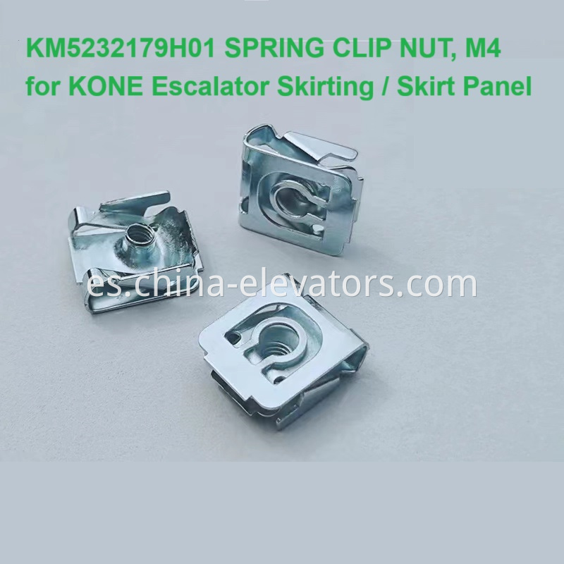 KM5232179H01 M4 SPRING CLIP NUT for KONE Escalators